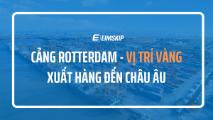 Cảng Rotterdam - Vị trí vàng xuất hàng đến Châu Âu